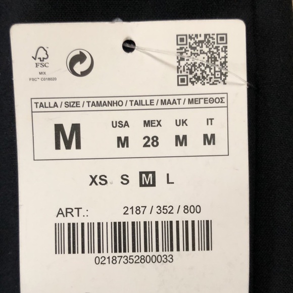 ZARA Dress SHORTS Brand New W/Tags - Picture 2 of 7